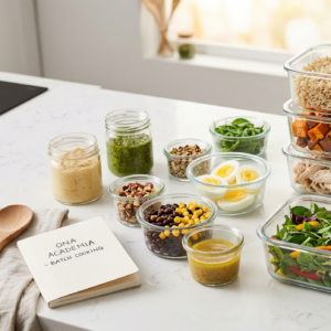 Batch Cooking: nutrición real para agendas apretadas.
